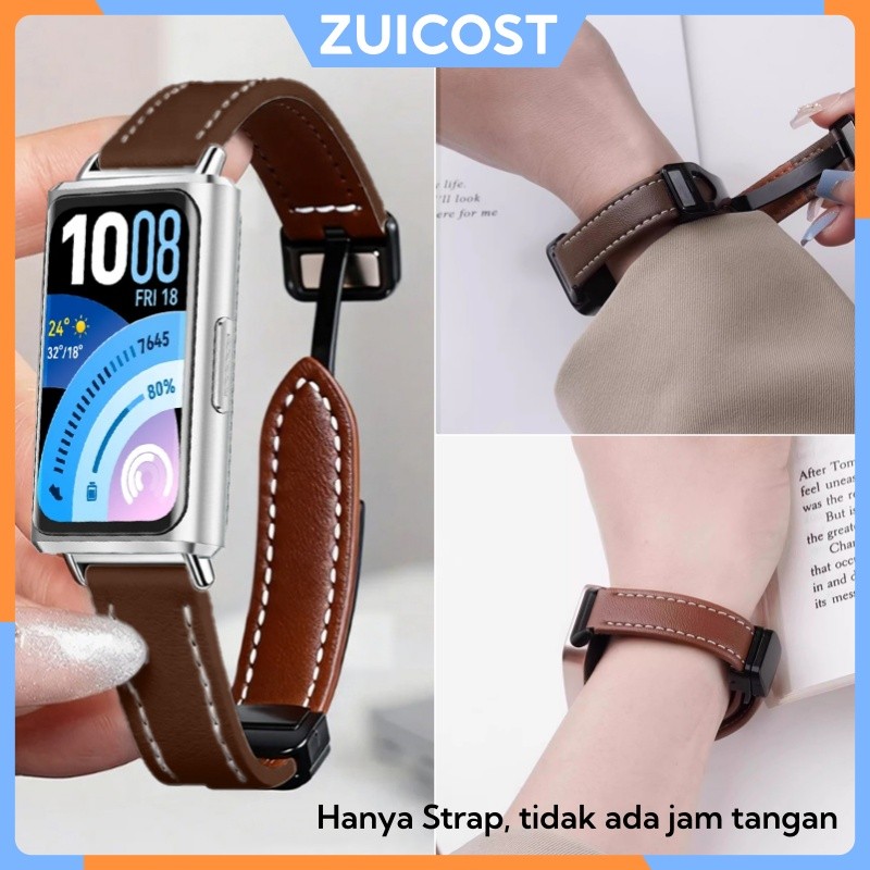 Leather Magnetic Strap for Huawei Band 11 Huawei Band 11 Pro Tali Strap Jam Tangan Wanita Kulit  Hua