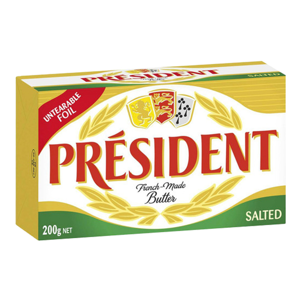 PRESIDENT BUTTER SALTED 200GR