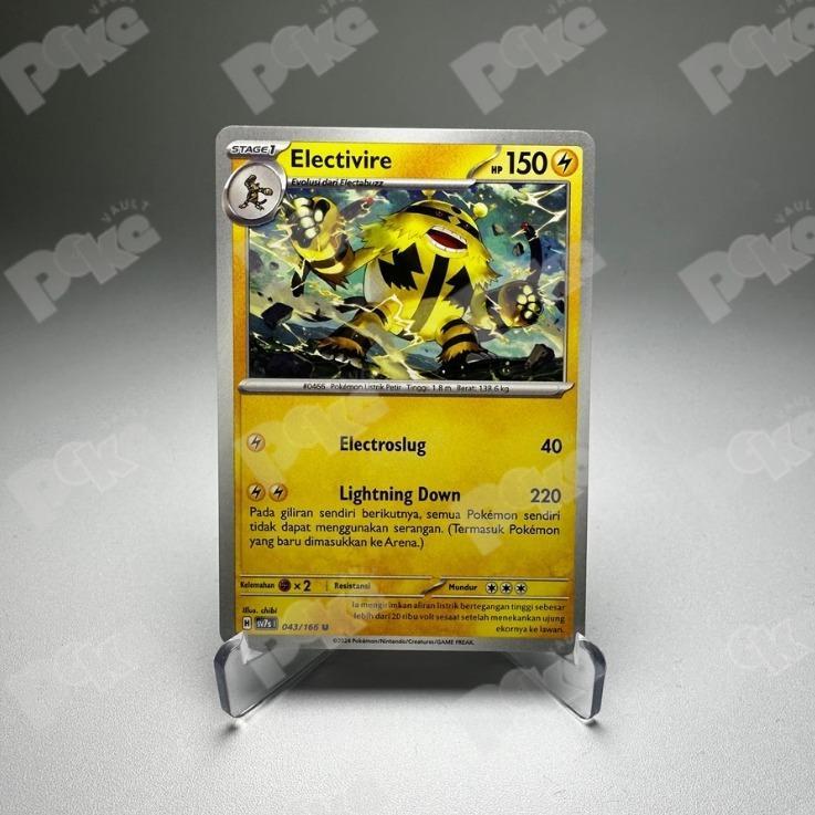 Kartu Pokemon TCG Indo - Electivire sv7s | 043/166 U