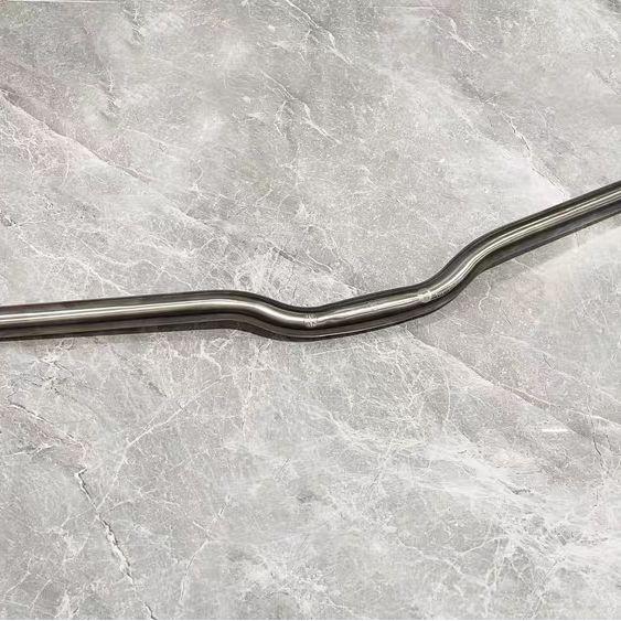 Handlebar UNION JACK Titanium Silver 560 mm untuk BromptonN Lipatan 3 - Sepeda - lowrise