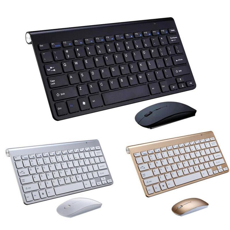 Mini Wireless Bluetooth Keyboard And Mouse Set 24GHZ 3A Batterypowered 1200 DPI Ultrathin Gaming Key
