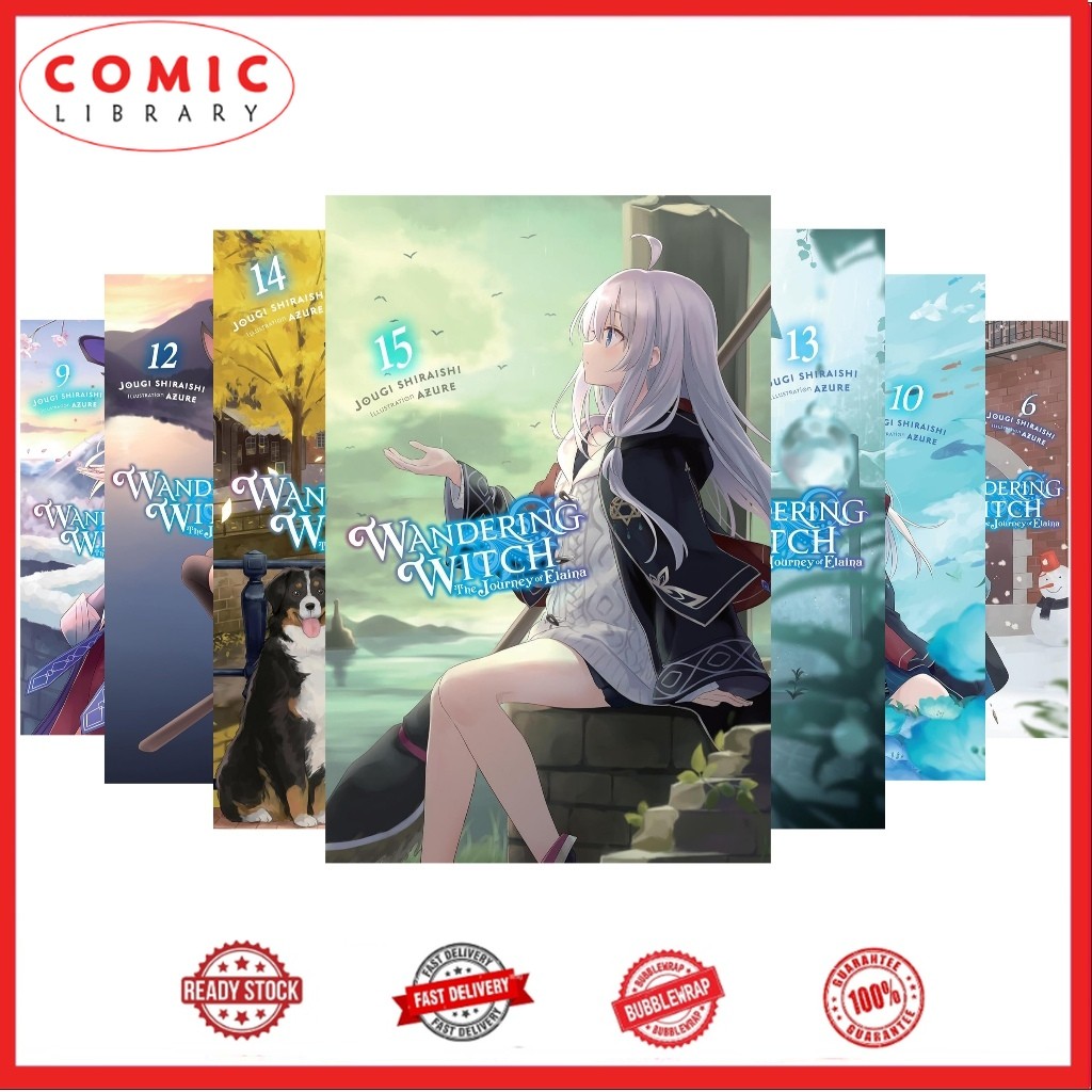 Wandering Witch: The Journey of Elaina, vol.1-15 (Light Novel English)