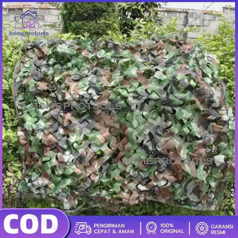 Tenda Jaring Kamuflase Camping Militer Camouflage Net 2x3m / Tenda Jaring Kamuflase Camping Militer 