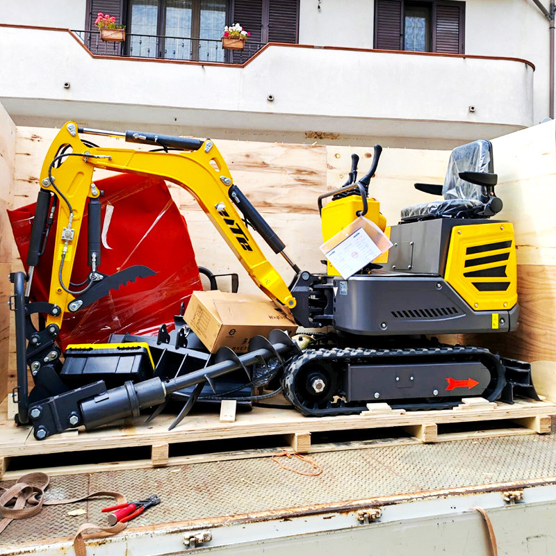New Mini Excavator 1.2 Tons Agriculture Crawler 1200kg small Excavator mini digger Engine Diesel Min