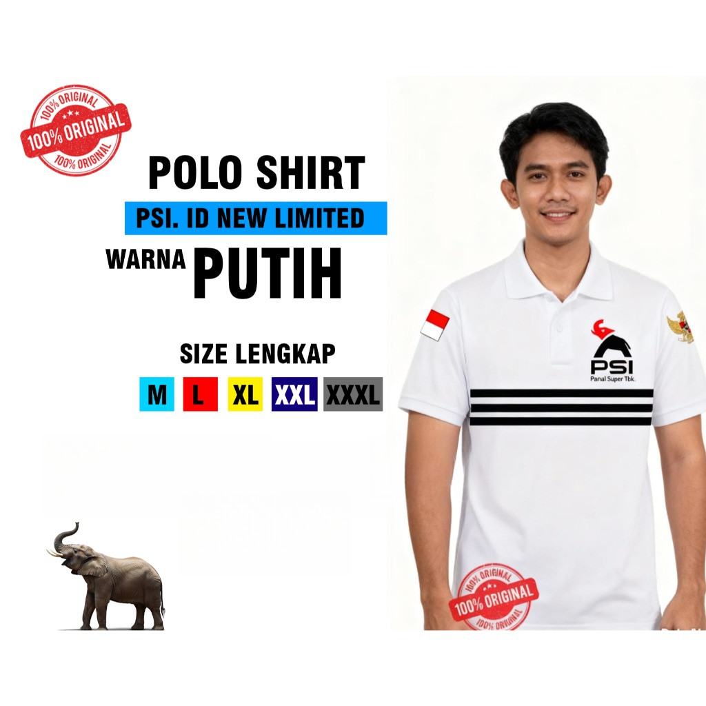 KAOS PSI.ID Berkerah Limited Edition Original