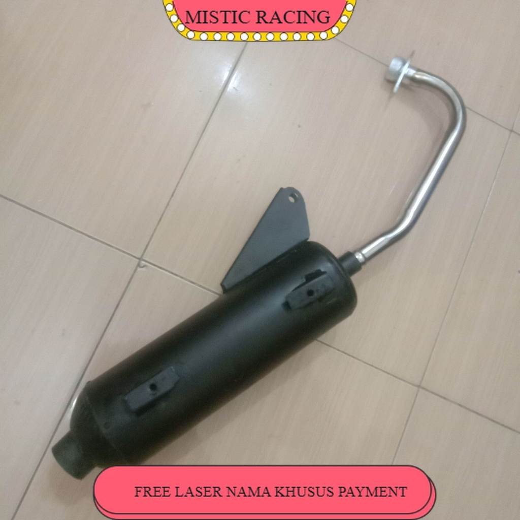 Knalpot standar racing MIO SMILE/MIO SPORTY BASS ADEM