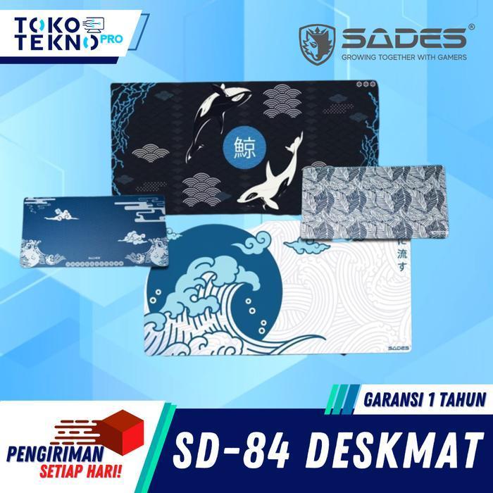 Sades SD84 Kujira / Umi Speed Gaming Deskmat Water Resistant Rubber Mousepad