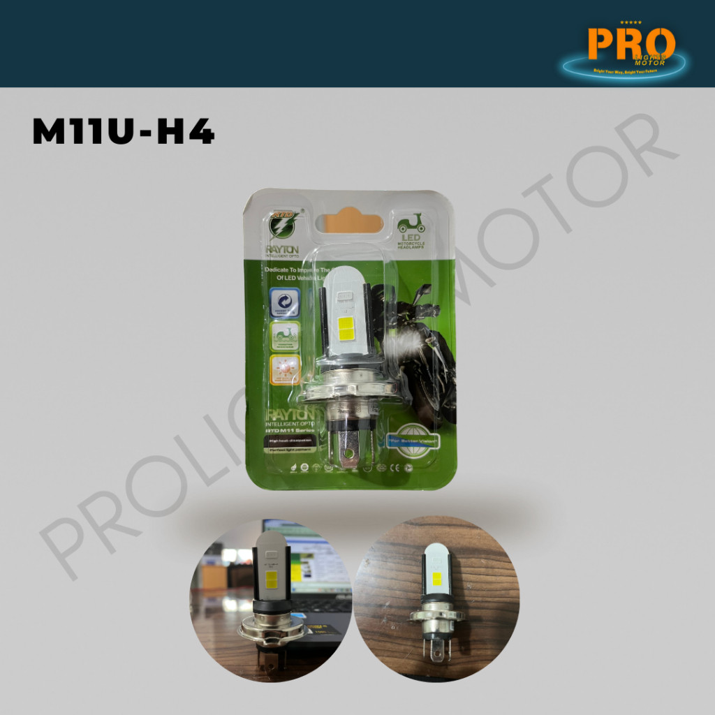Lampu H4 RTD Rayton M11U Lampu Motor RTD Rayton