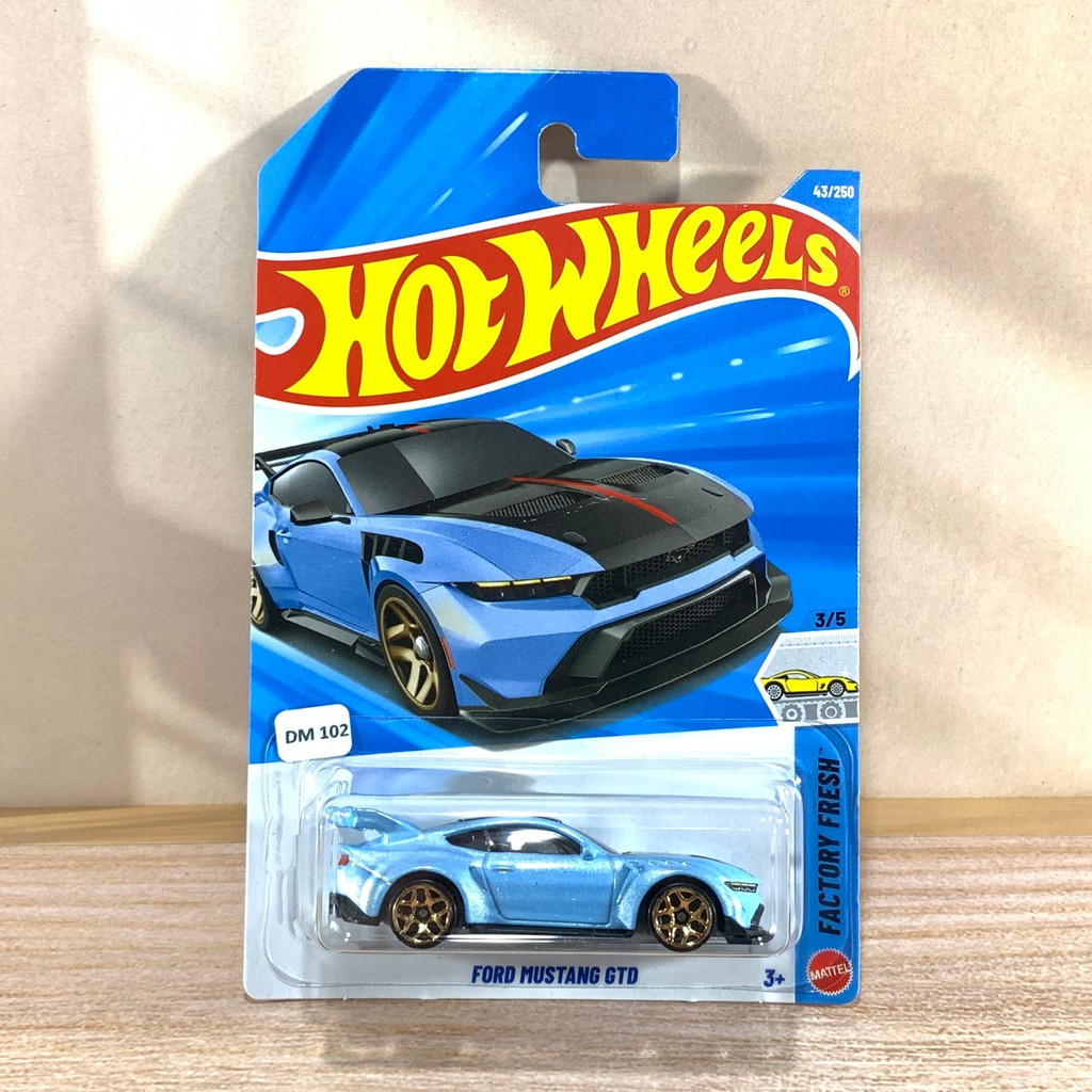 HOTW HEELS FORD MUSTANG GTD BIRU MUDA LOT C 2026 DIECAST HOTWHEELS