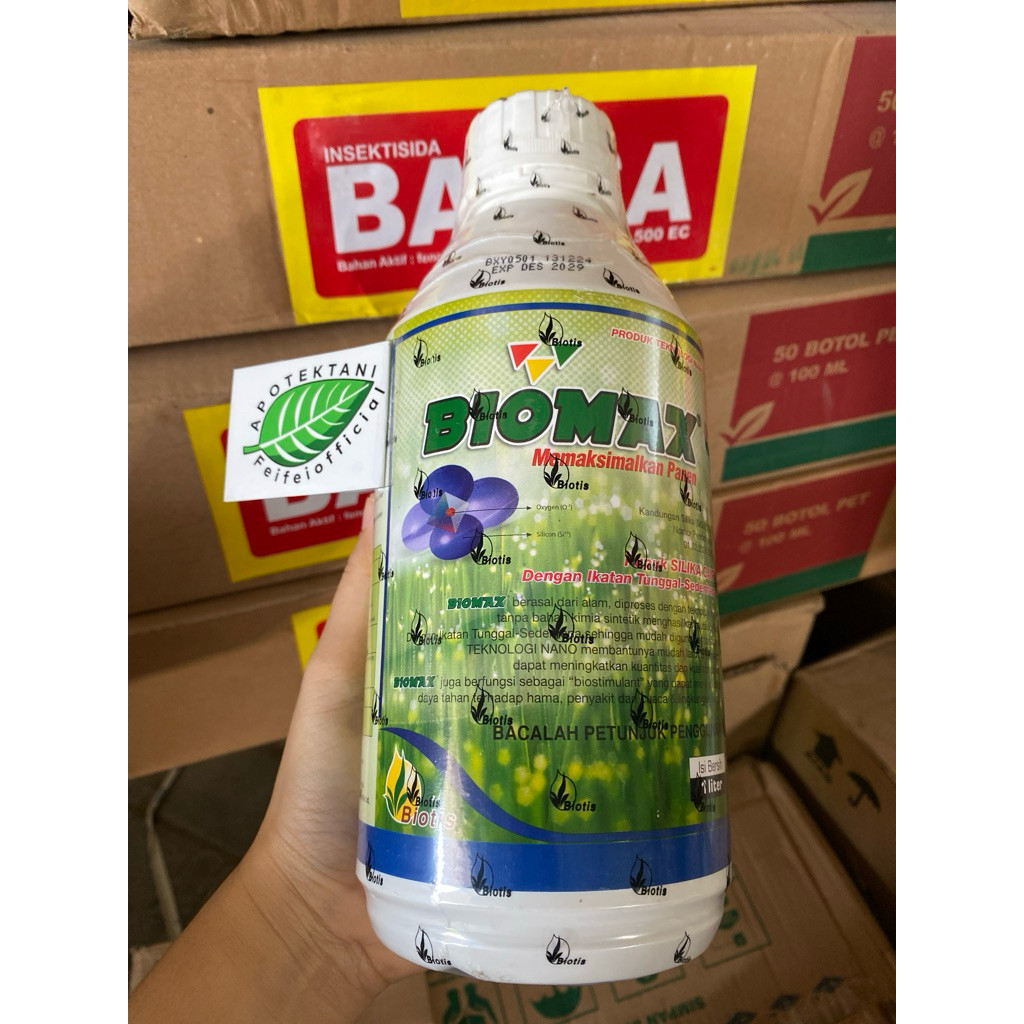 PUPUK SILIKA BIOMAX 1 LITER / BIOMAX 1LITER