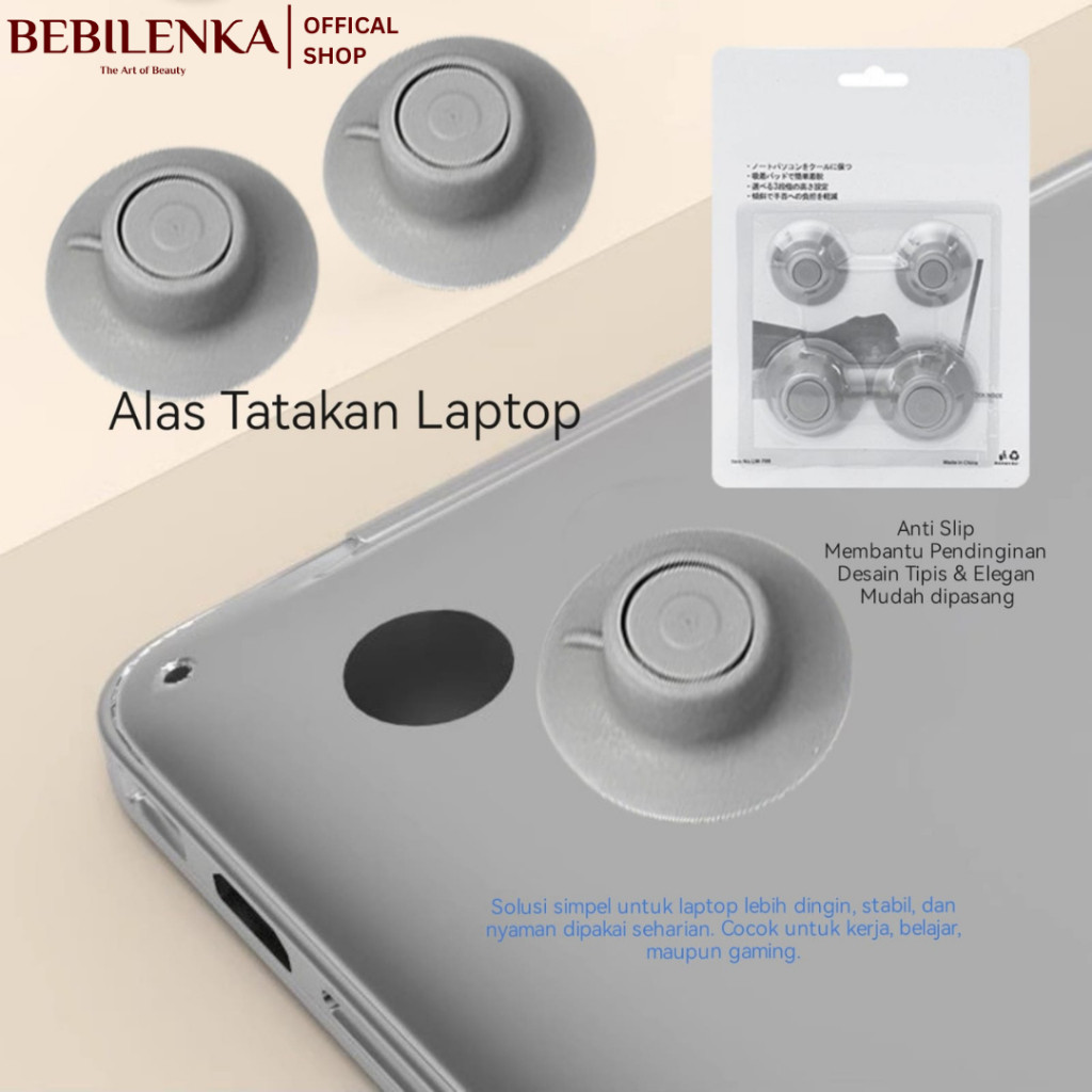 Alas Tatakan Laptop Portabel Anti Panas Anti Slip , Bantalan alas Penyangga Laptop Gadget Tab Anti s