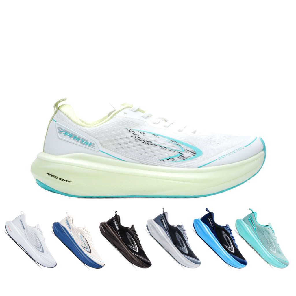 910 Nineten Aurorun Stride Sepatu Lari - 7 Warna Original 910 Aurorun Stride