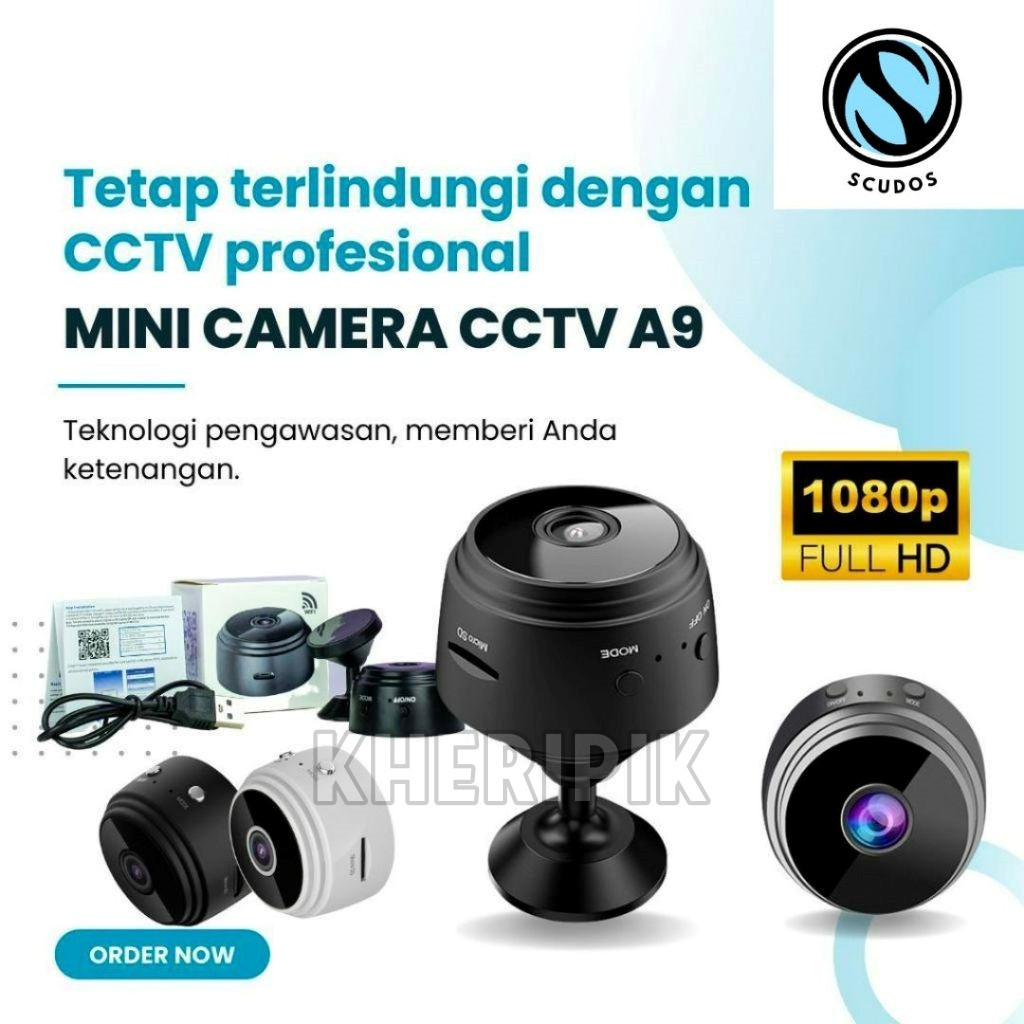 ALL READY STOKKPROMO PALING MURAH HANYA DISINII CCTV Wireless A9 Mini Wifi HD 1080P v380 Kamera Keam