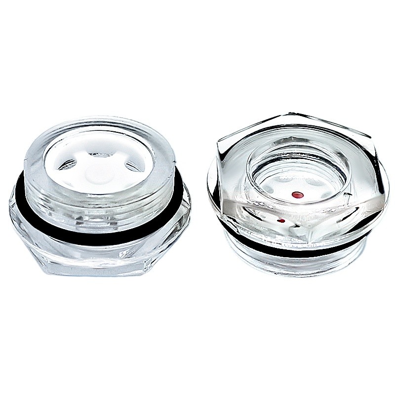 G 3/8" 1/2" 3/4" 1" BSP M16-M60 Metric Male Plastic Oil Level Sight Glass Window Hex Head For Air Co