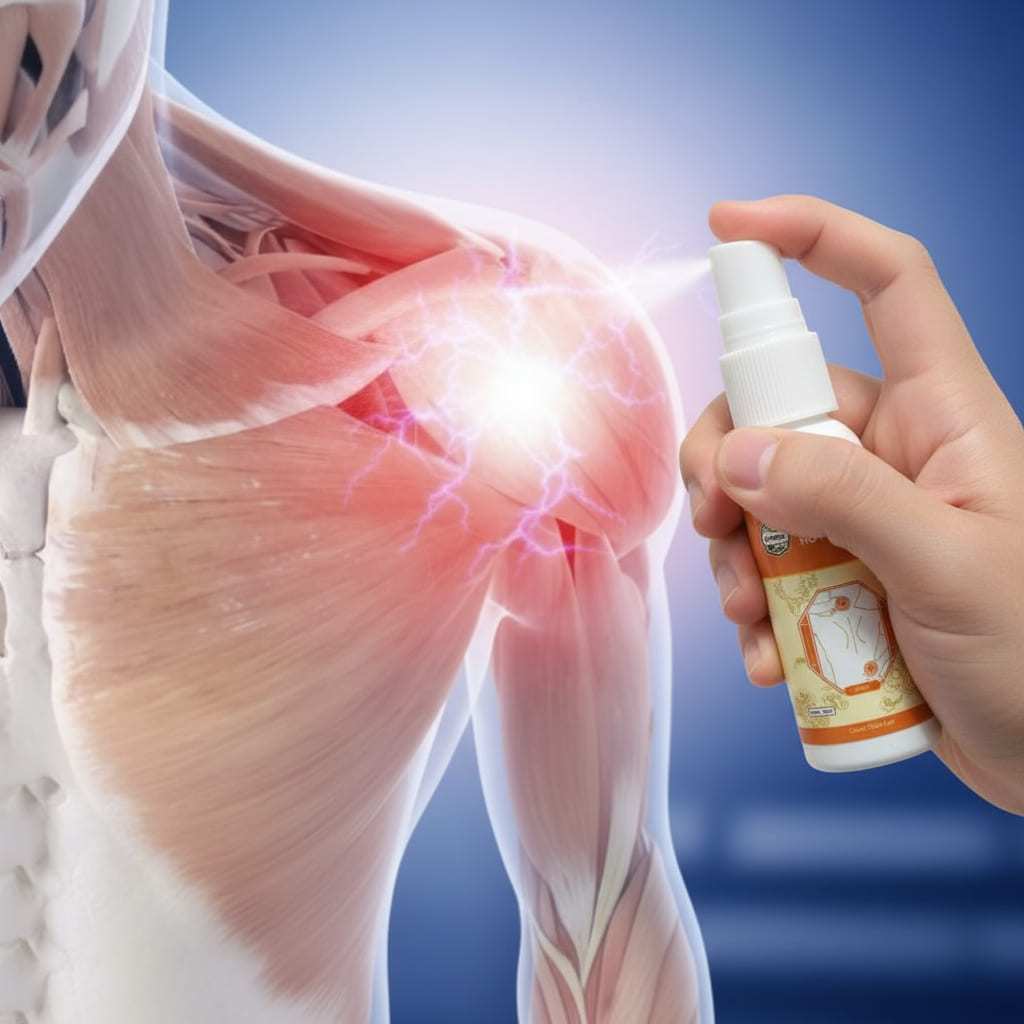 APREDA Joicare Hot Spray Obat Siku Sakit Nyeri Sendi Sikut Kaku & Cedera Otot Lengan Tennis Elbow Or
