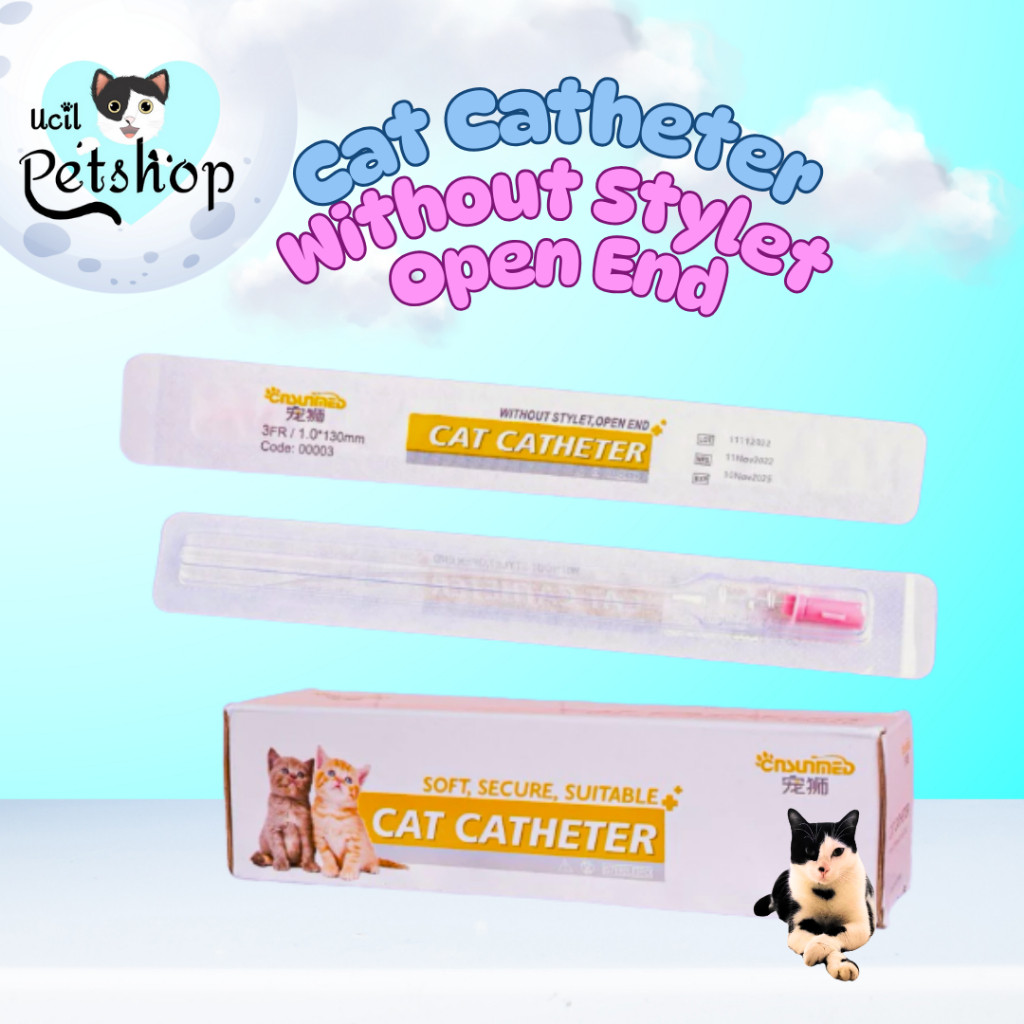 Cat Catheter Kateter Kucing WITHOUT STYLET OPEN END (ECER)