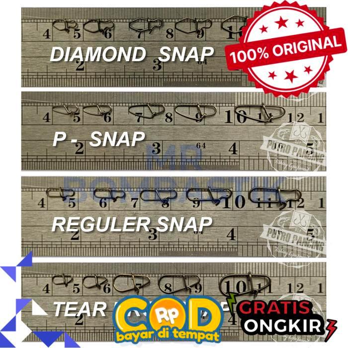 Snap Exodus Fishing Terminal tackle  Exodus Terminal Tackle - 000, Diamond Snap -bomb