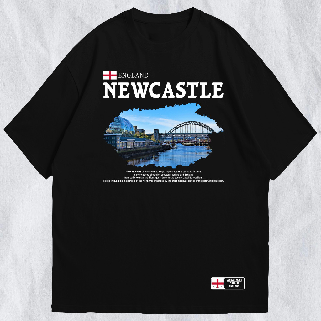 Tshirt Kaos England Newcastle Premium Quality  - Baju Kota England Newcastle Oleh2 - Kaos Oleh-Oleh 