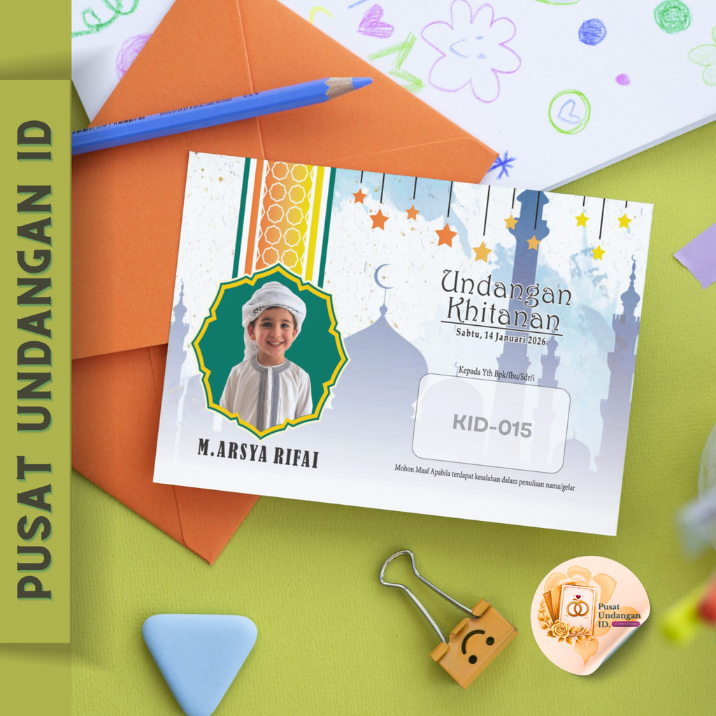 Undangan khitanan | Undangan sunatan | Undangan khitan |Cetak undangan khitanan | Undangan tasyakura