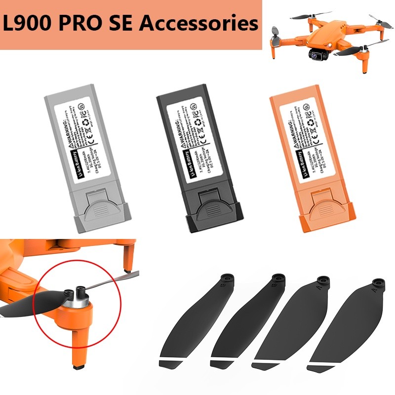 Suku Cadang Drone L900 Pro SE/Max: Baterai Drone, Baling-Baling, Bilah Baling-Baling, Kaki Drone L90
