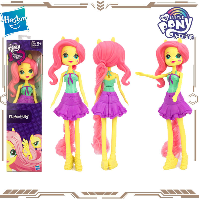 Hasbro Original Genuine MY Little Pony Equestria Fluttershy Action Figure Toys for Boys Girls Gift C
