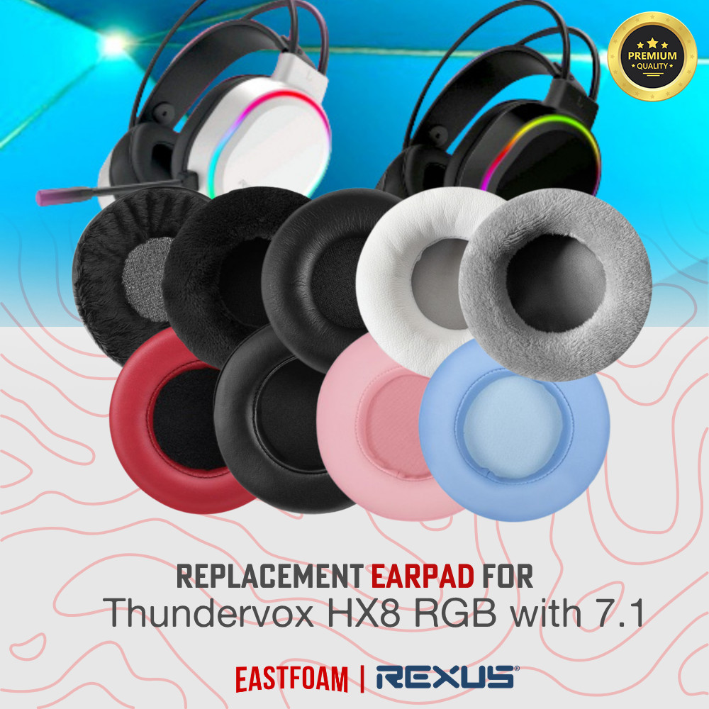 Earpad Earcup Earcushion Rexus Thundervox HX8 RGB with 7.1 Busa Bantalan Foam Pads
