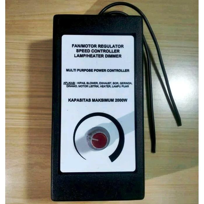 Dimmer 2000W 220V AC pengatur putaran gerinda bor dinamo motor listrik