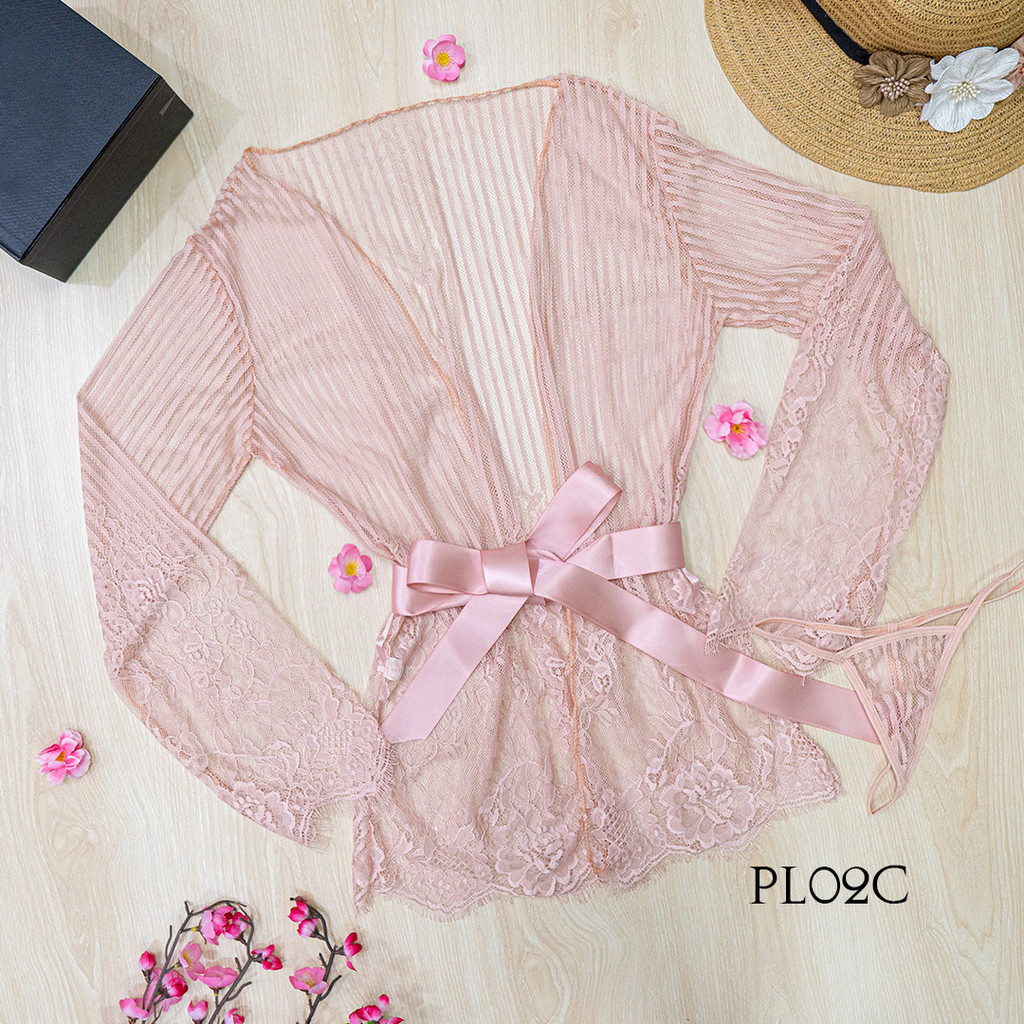 Kimono Lingerie Baju Tidur Sleepwear Premium Salem PL02C