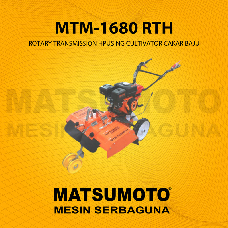 MATSUMOTO CULTIVATOR / TRAKTOR MINI MATSUMOTO TYPE MTM-1680 RTH (GARANSI RESMI)