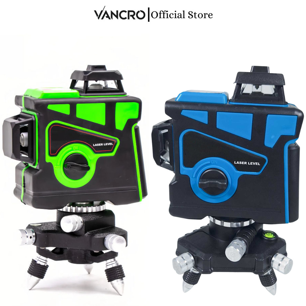 VANCRO Self Leveling 12 Line Laser 3D High Precision Alat Waterpass Laser Otomatis 360°