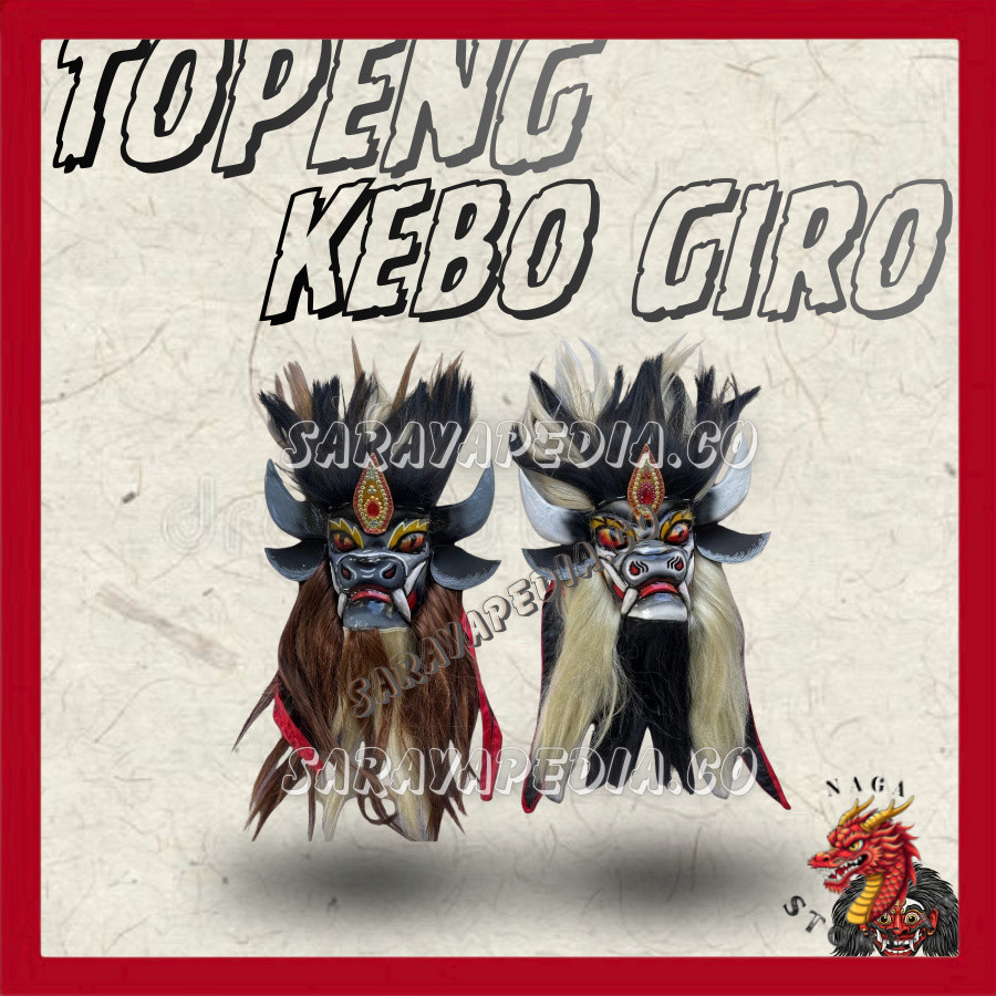 Topeng Kebo Giro Premium Topeng Pentas NGS