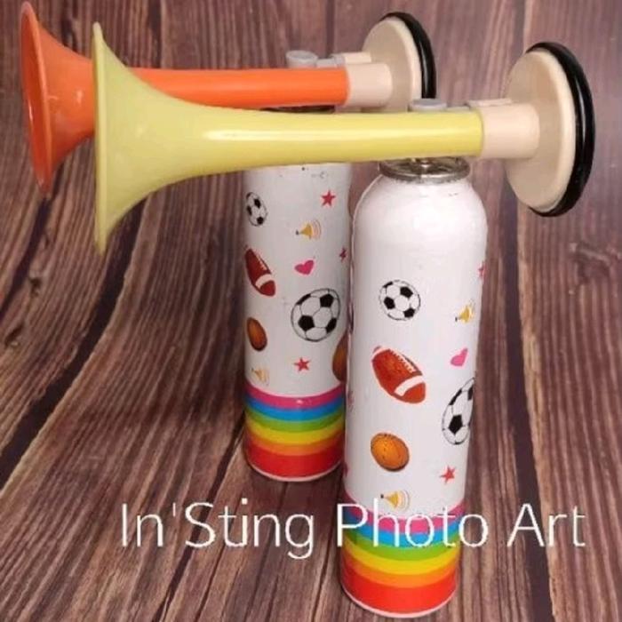 Terompet Gas Air Horn Terompet Pesta - Putih