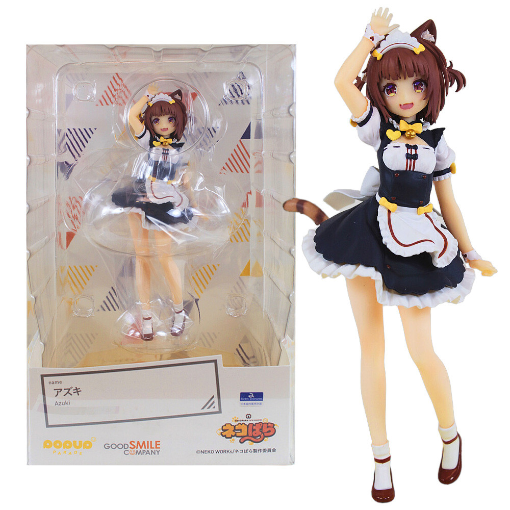 16CM Anime Nekopara Azuki Figure Standing Maid Outfit Ver Coconut Anime Model Toy Gift Collection Ac