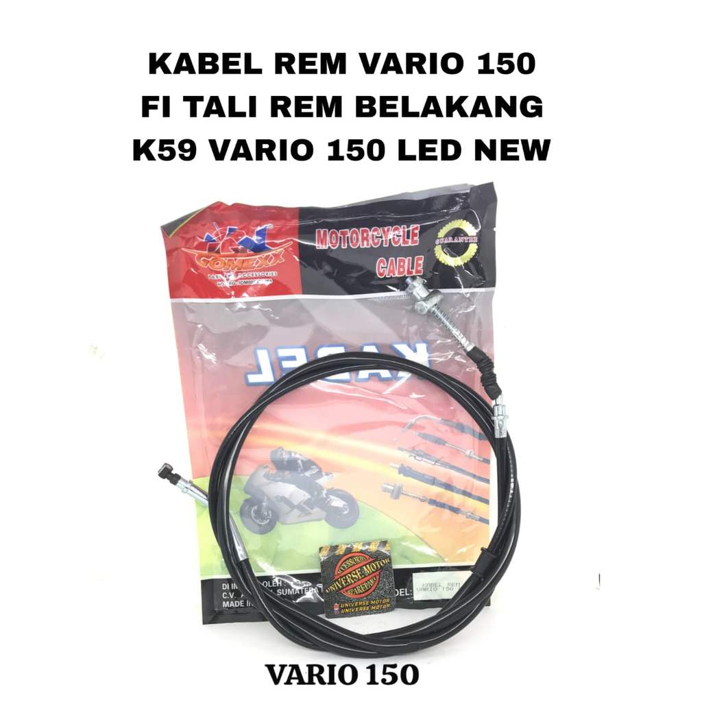KABEL REM VARIO 150 FI TALI REM BELAKANG K59 VARIO 150 LED NEW