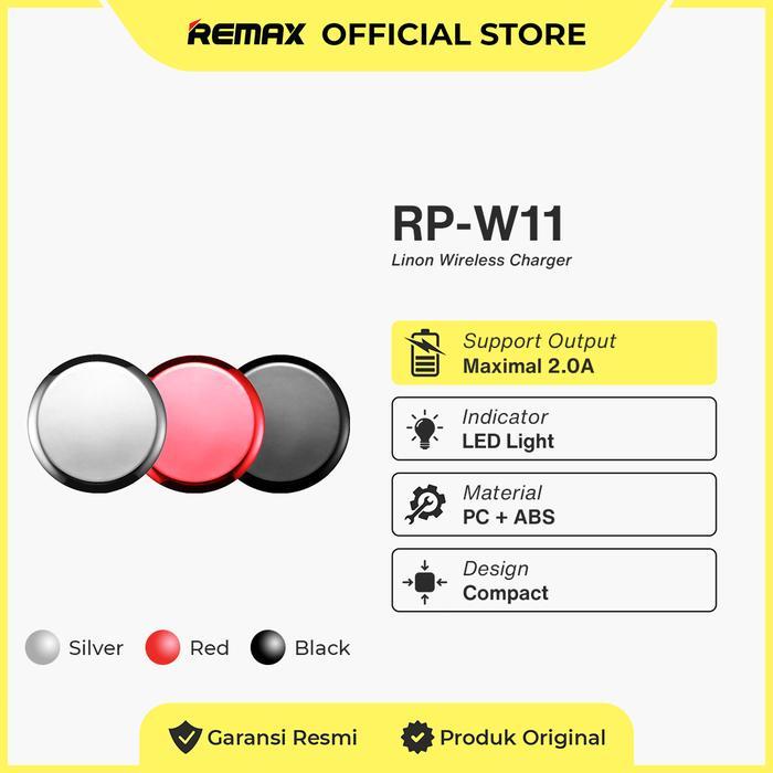 Remax Linon 10W Wireless Charger RP-W11 - black