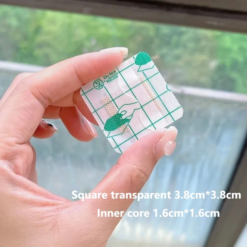 20pcs/set Waterproof Transparent Skin Care Hemostatic Pat Tape PU Wound Dressing Band aid Bandage Ou