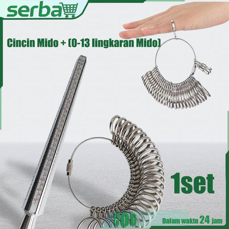 Ukuran cincin ukuran cincin bar Ukuran jari alat pengukuran
