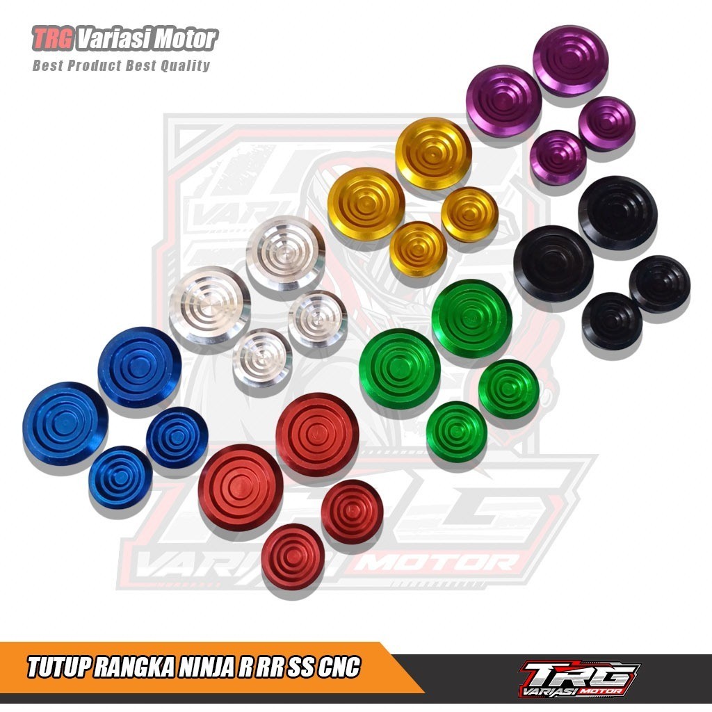 Tutup Rangka Ninja R Tutup Rangka Ninja RR SS Bahan CNC Isi Satu Set 4 Biji RGM