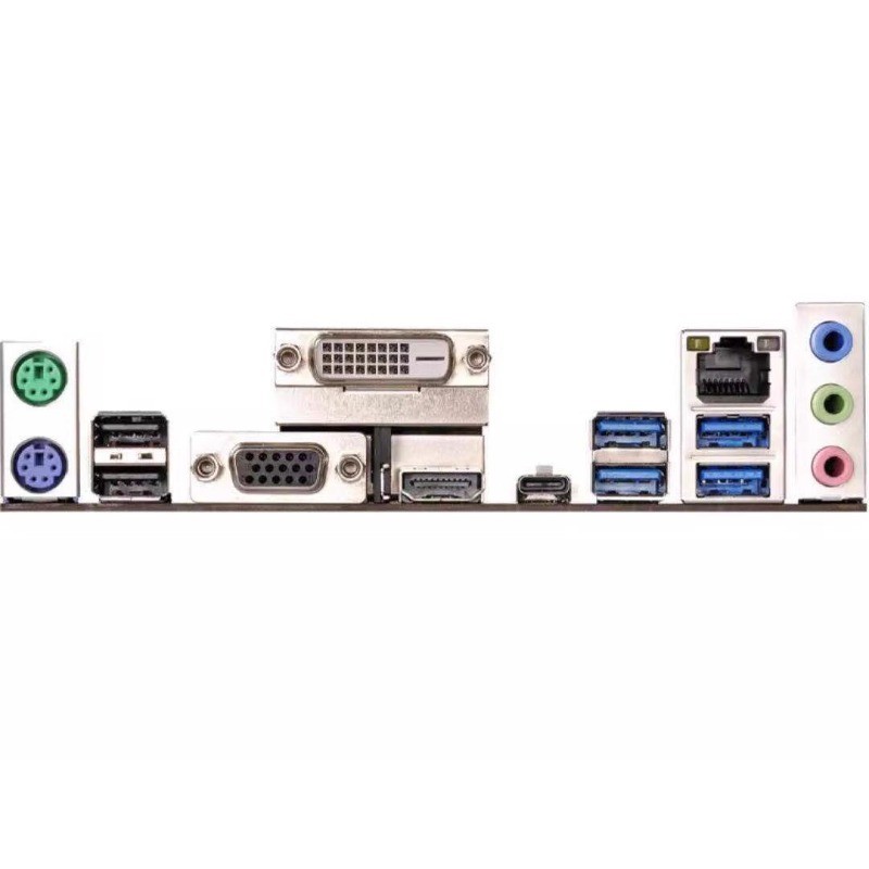 I/O IO Shield Back Plate for ASRock AB350M Pro4 B450M Pro4-F X370M PRO4 Motherboard Baffle Blank Bez