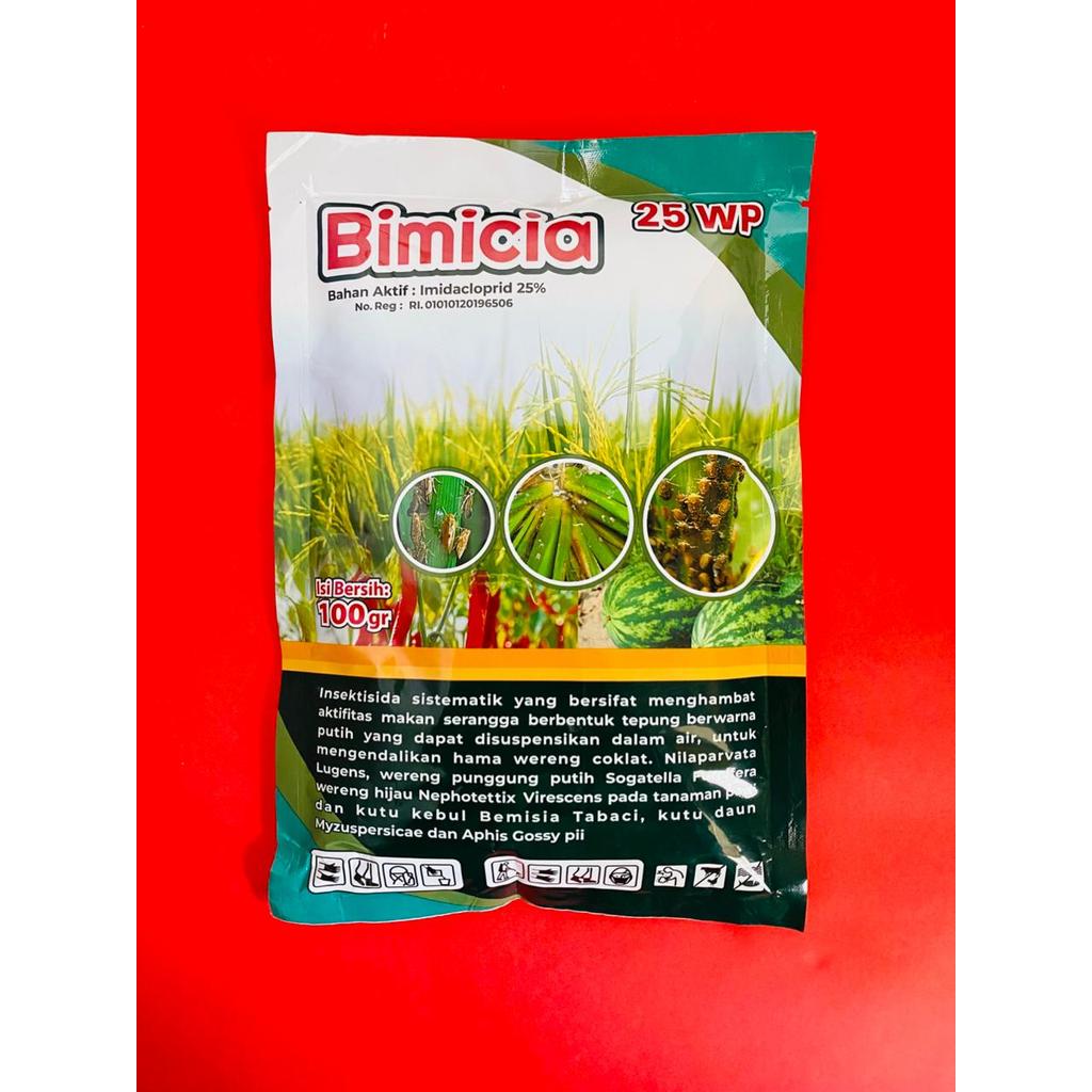 Insektisida sistemik mengendalikan hama kutu kebul BIMICIA 25WP isi 100gr