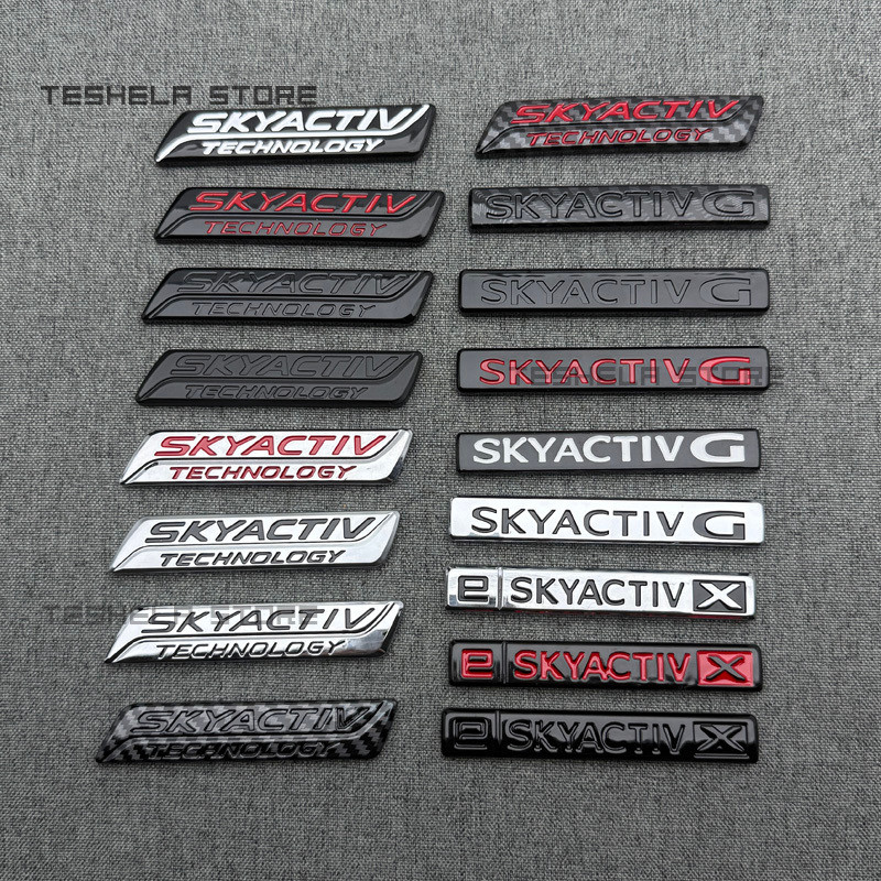 Car Trunk Sticker Aluminium Emblem Trim For MAZDA SKYACTIV CX5 CX30 CX60 CX90 SKYACTIVG CX-4 MX5 MAZ