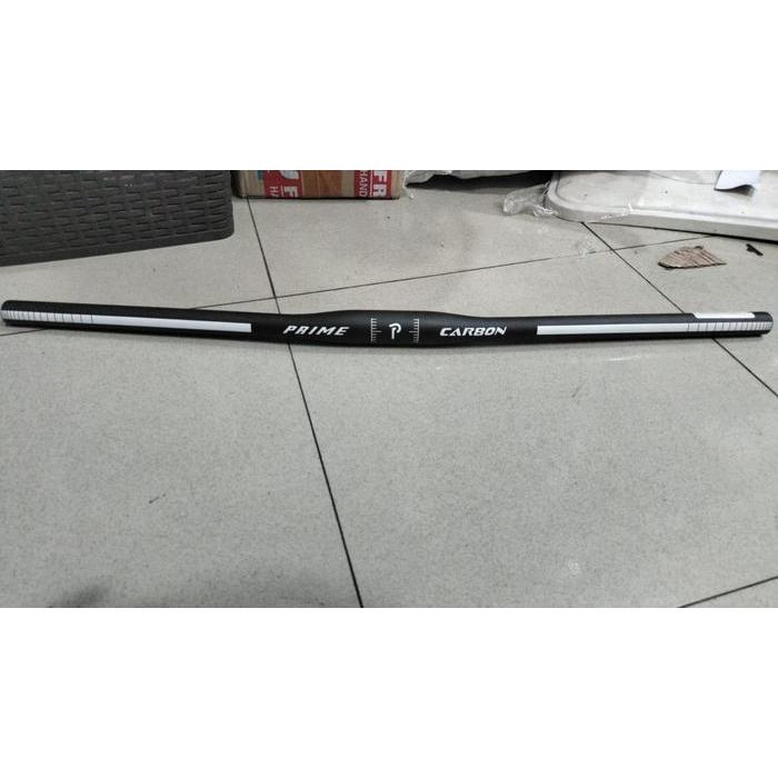 HANDLE BAR FLAT PRIME CARBON MTB SEPEDA GUNUNG