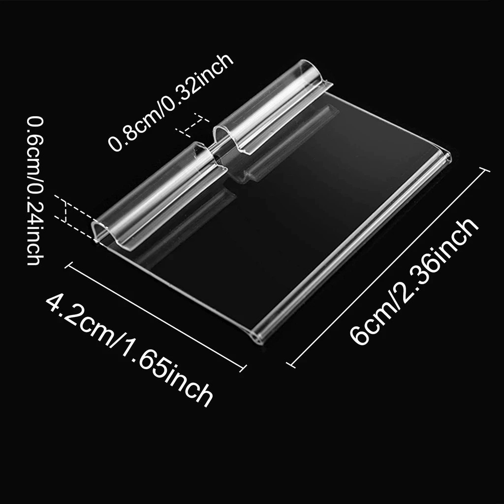 Label Harga Mika Pvc Price Tag Holder Minimarket