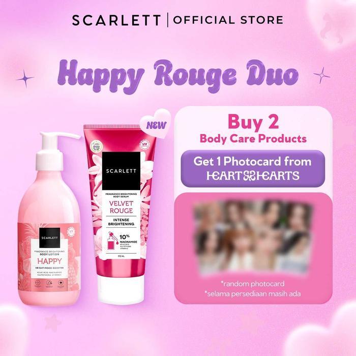 [Get Exclusive Merch Hearts2Hearts Photocard + Love Letter] Scarlett Fragrance Brightening Bundling 