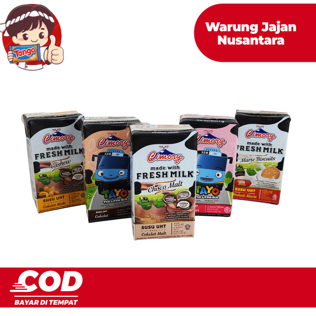 Cimory Fresh Milk UHT Kotak RTD - Netto 125 mL