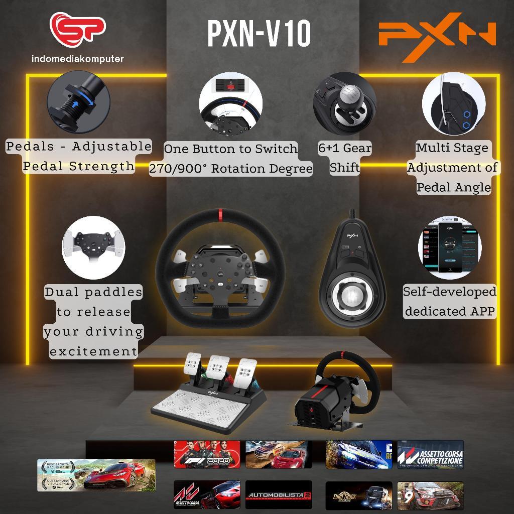 PXN V10 Steering Wheel PXN V10 Gaming Stir PXN V10 Racing Wheel PXN V10 Steering PXN V10