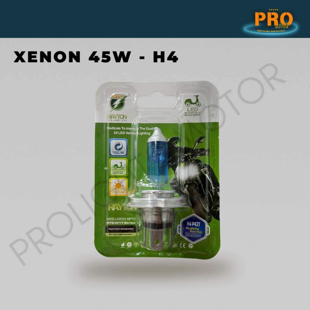 Lampu Motor Xenon-H4 45Watt RTD Rayton