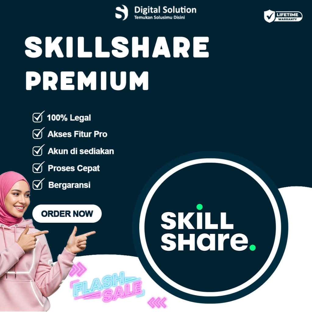 Skillshare Premium 1 Bulan Resmi Proses Cepat Full Garansi
