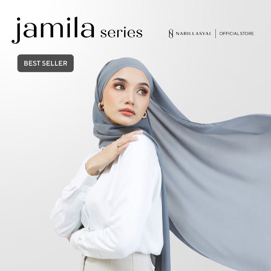 ADRIANSYAH99_ Nabillasyal | Hijab Pashmina Melayu | Pashmina Semi-Instant | Jamila Series