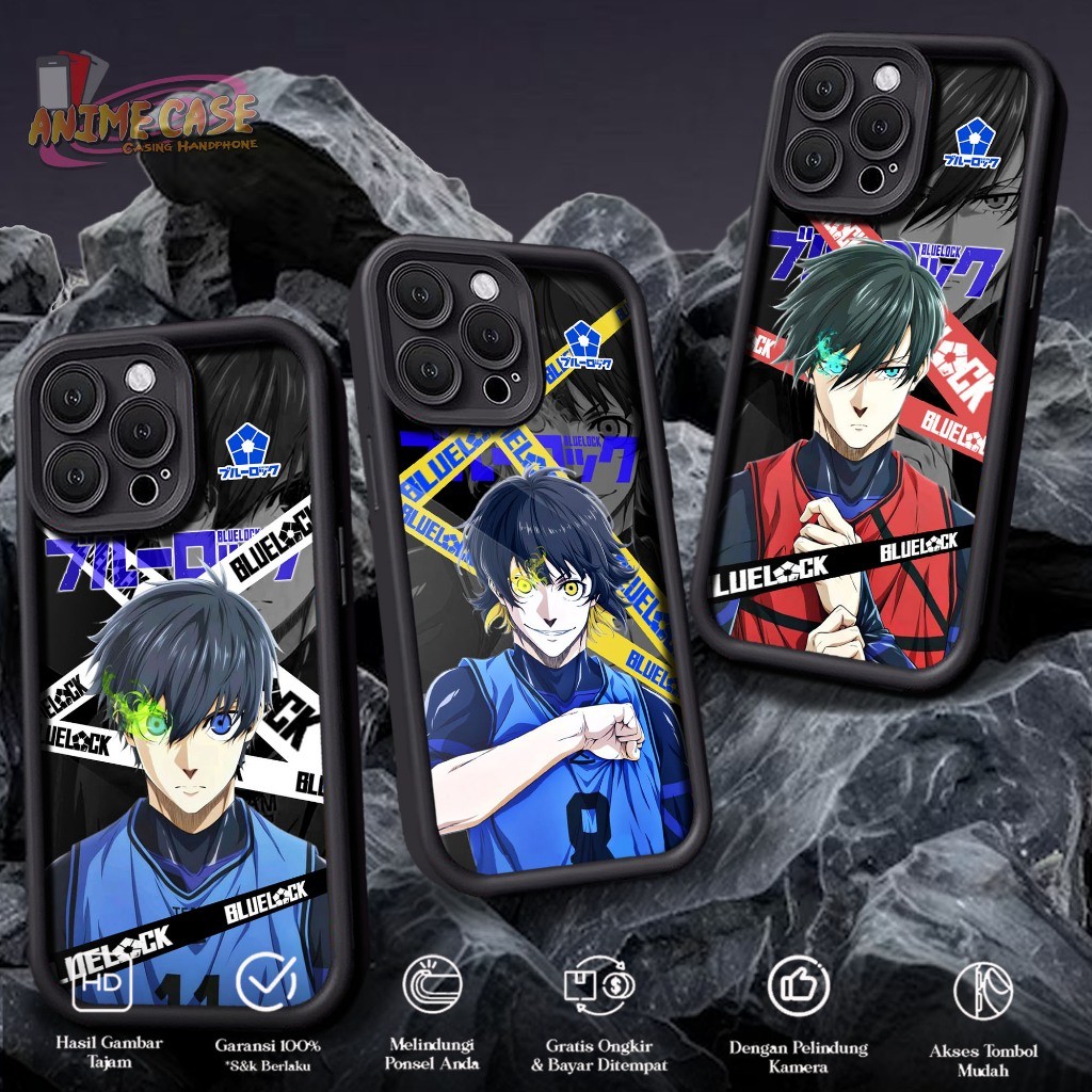 Case XIAOMI REDMI 5 PLUS 6 6A 6X MI A2 6 PRO MI A2 LITE 7 7A Anime Case Motif BLK2 Casing Hp 2D Glos